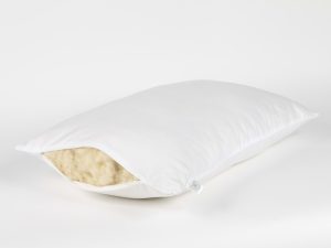 Organic Cotton Pillow - Kapok Pillow - Australian made - Adjustable loft - Zippered - Zip