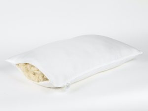 Organic Bamboo Kapok Pillow open