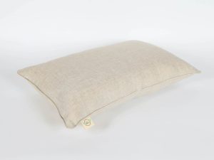 Linen Pillow - Kapok pillow - 100% organic and natural - Adjustable via zip - Zippered - Closed