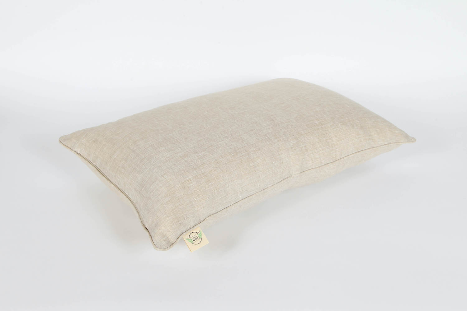 Linen Pillow - Kapok pillow - 100% organic and natural - Adjustable via zip - Zippered - Closed